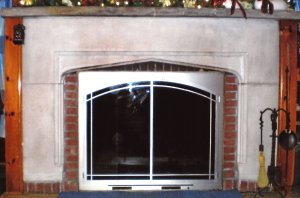 fireplace glass doors